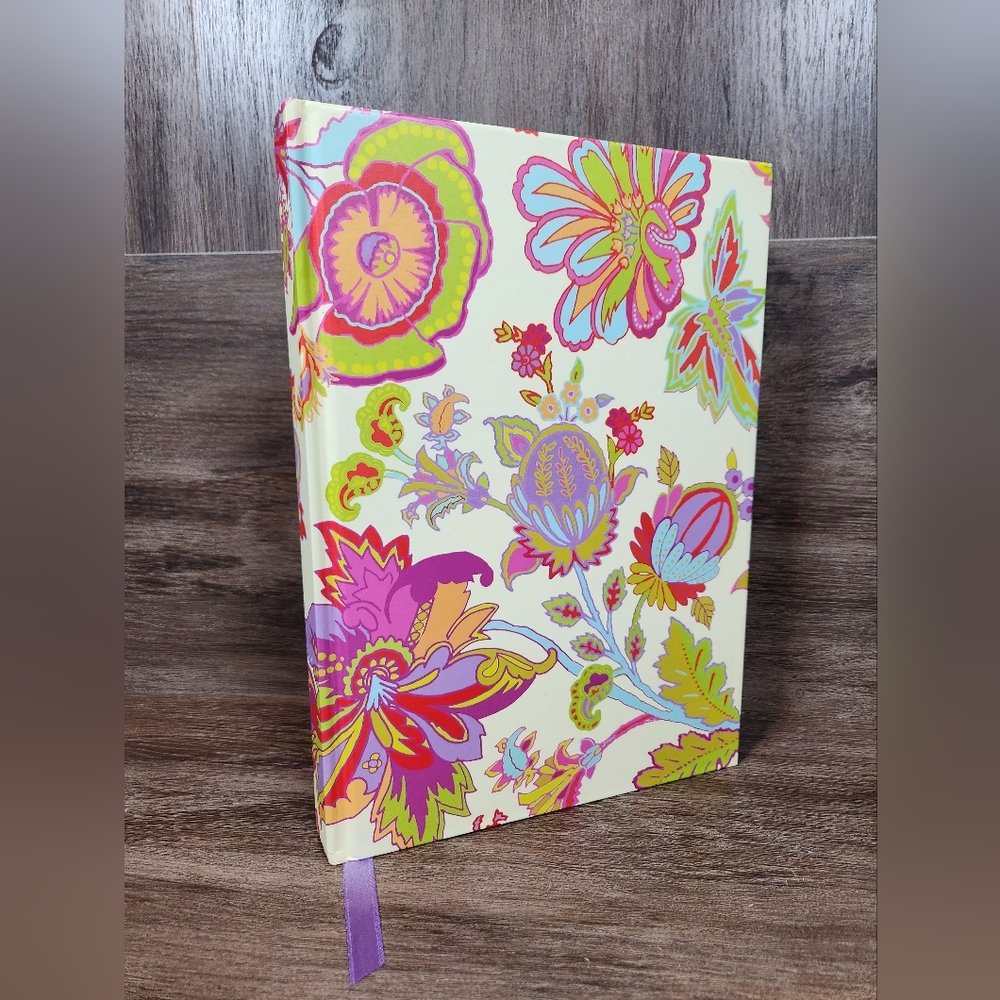Journal Notebook Lined Paper Hardback Floral Ribbon Bookmark Barnes & Noble, Inc - Picture 2 of 9